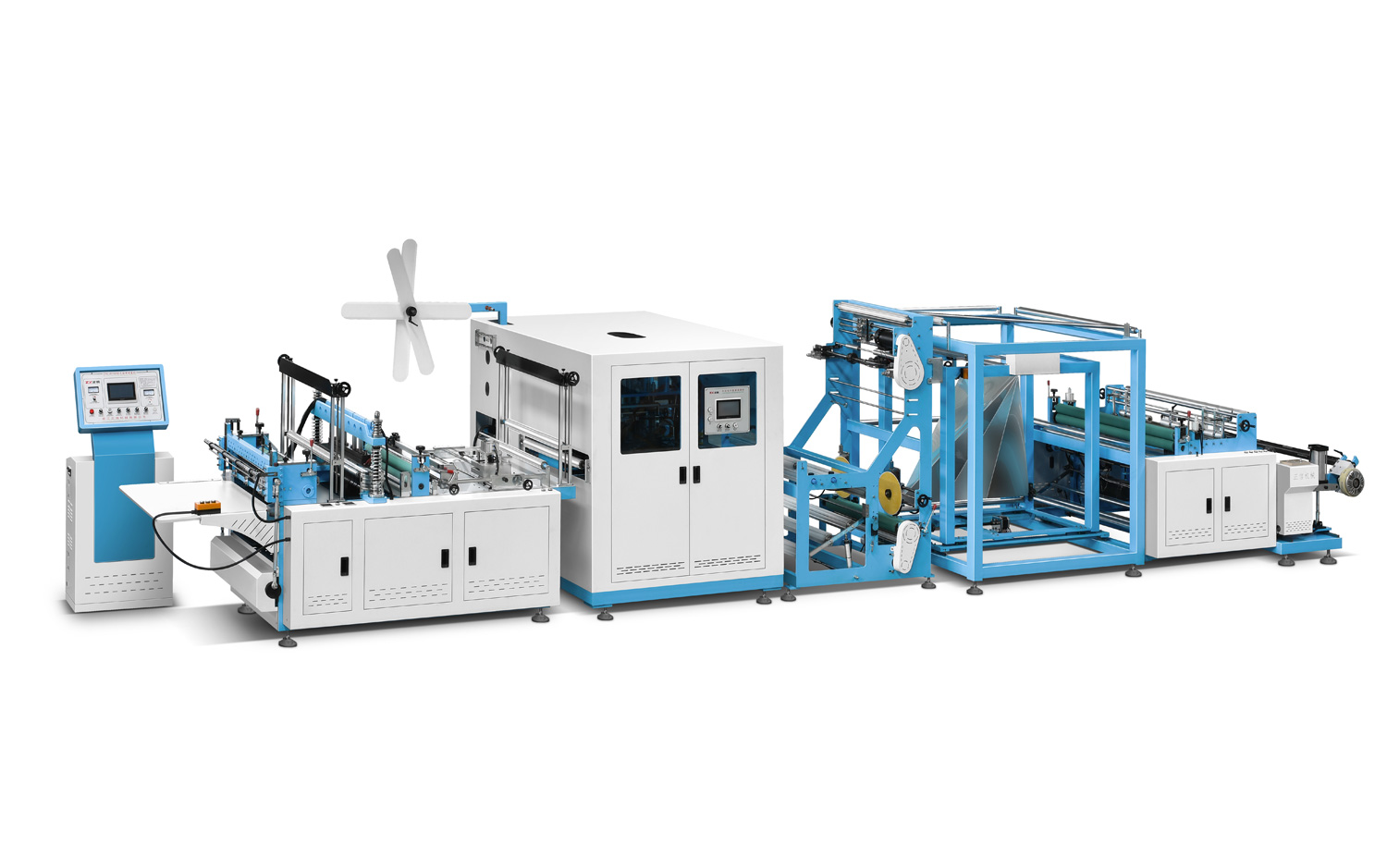 ZXL-D700NonWovenFlatBagMakingMachine With  Online  Handle  Attaching  (4-in-1)